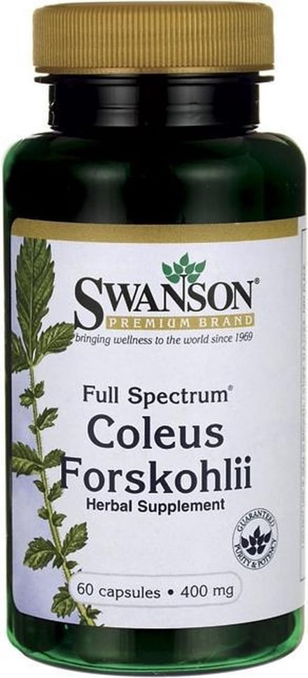 Supplementen - Coleus Forskohlii - 400mg - 60 capsules - Swanson -