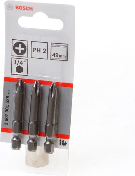 Bosch screwdriver bit set - 3 pieces