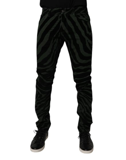 Zebra Print Casual Broek