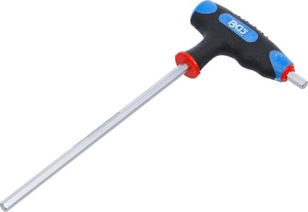 Schroevendraaier met T-greep en zijlemmet - 6 mm binnenzeskant