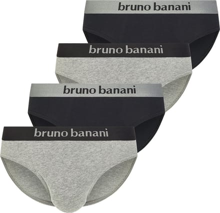 Bruno Banani Heren slip / onderbroek 4 pack Flowing