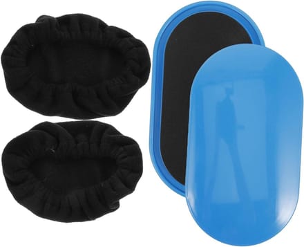 Fitness Sliders - Trainingsschijven Glijpads - Core Training - Ergonomisch Ontwerp - 23.2 x 13.2 x 2 cm - Multi