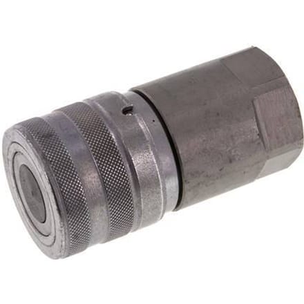 Stalen DN 19 Vlakdichtende Koppeling Snelkoppeling G 3/4 inch Binnendraad ISO 16028 D 30mm