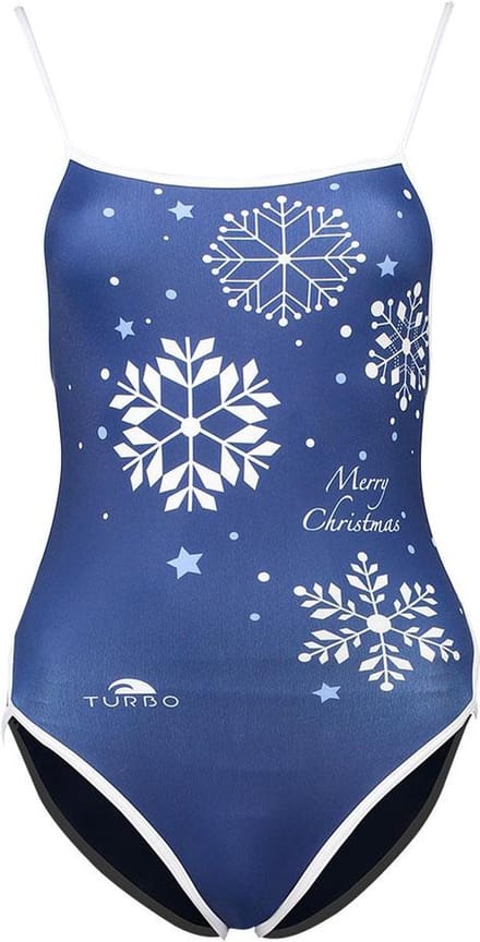 Turbo Snow Christmas Zwemkleding Blauw 4XL Vrouw