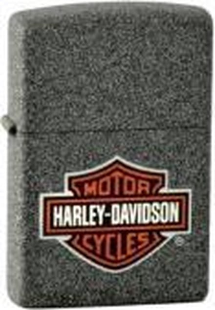 Zippo aansteker Harley Davidson logo Iron Stone