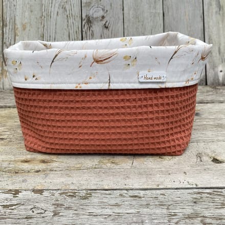 Commodemandje - Boho Bohemian - Terracotta - Wafelstof