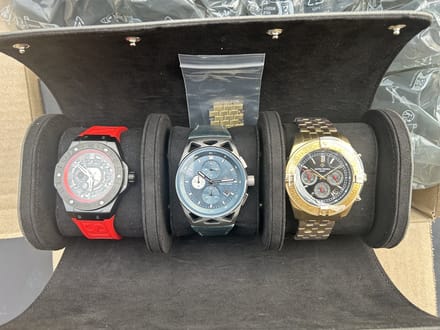 Alpha Sierra 3 horloges : Widowmaker 930SB - Vulcan 2308BR - Spirit GB05