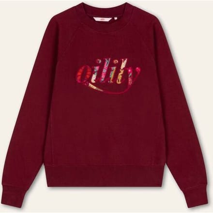 Oilily Horizon Sweater- maatXS Cabernet