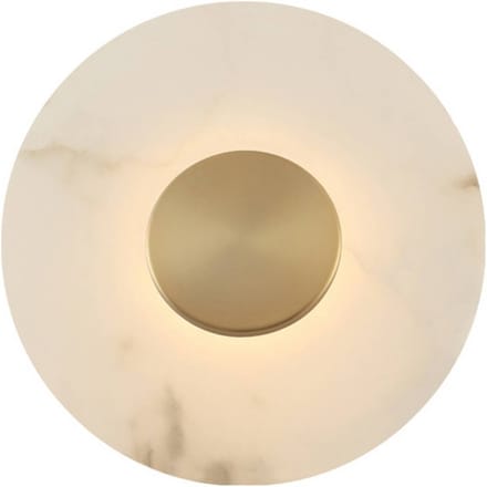 Viokef LED wandlamp Allison, goudkleurig/wit, Ø 30 cm, metaal