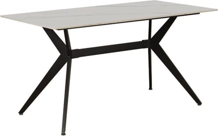 Dimehouse Eettafel Grace Sintered Stone Marmerlook Wit 210 x 100 x 76 cm - Marmer - Modern - Rechthoek