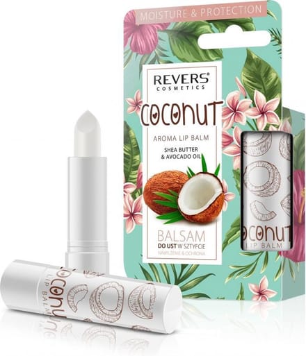 REVERS® Aroma Lip Balm Shea Butter And Avocado Oil #Coconut