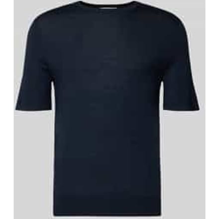 Gebreid shirt met ronde hals model 'Connor'