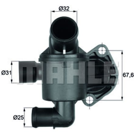 Thermostaat, koelvloeistof MAHLE TI 35 87