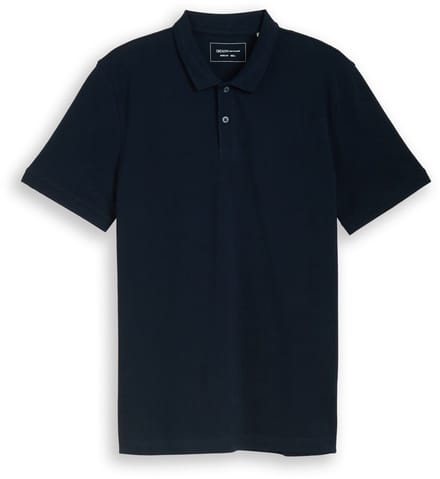 Tom Tailor Denim - Piqué-poloshirt van katoen - Maat L - sky captain blue