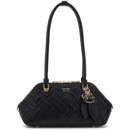 GUESS schoudertas Sally Shoulder Satchel Black zwart