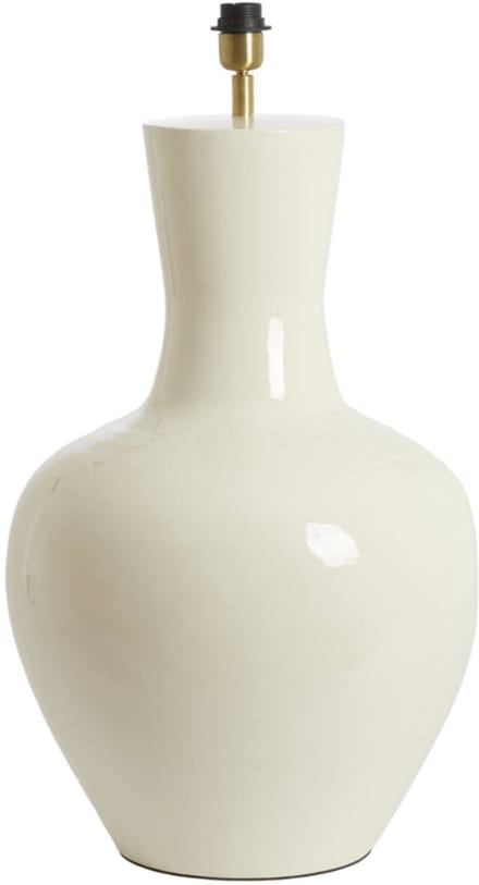 Tafellamp - beige crème - Nana - metaal - Ø 46cm - E27 - 8316443 - Light & Living