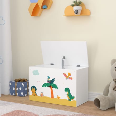 Doos voor speelgoed Oleiros 40x60x30 cm dinosaurus motief
