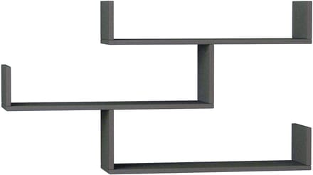 Hocus Picus Zwevende Wandplank 3 Planken - Donker Eiken - 120 cm