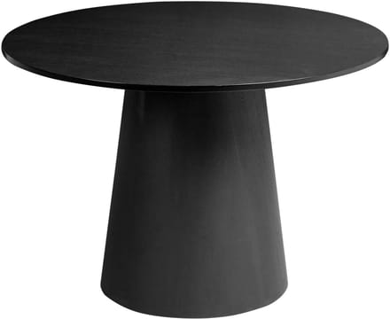 OYEN - Eettafel - Zwart - 120 cm - MDF