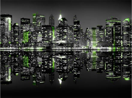 Fotobehang - NYC in slaap.
