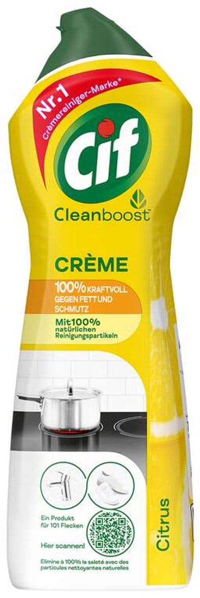 Cif Crème Citrus, schuurmelk Citrusreiniger (1x750ml)