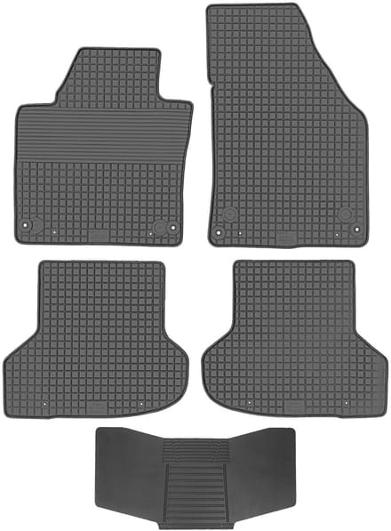 Max-Dywanik DOMA - Audi A3 II 8P 2003-2012 - Zwart - 4-delig - Rubber