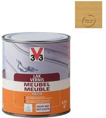 V33 Meubellak Lichte Eik Mat 500ml