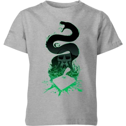 Harry Potter Basilisk Silhouette Kinder T-shirt - Grijs - 122/128 (7-8 jaar)
