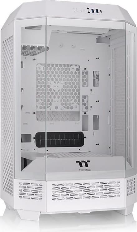 Thermaltake The Tower 300 Micro - PC Case - Behuizing - Gehard Glas - 2x140mm Ventilator - Wit