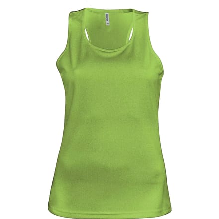 Damessporttop overhemd 'Proact' Lime Green - S