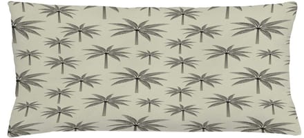 Palm Kussenhoes – Vintage Tropisch – 90x40 cm – Dubbelzijdig