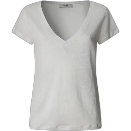 Dames-T-shirt met V-hals Pepe Jeans Megan