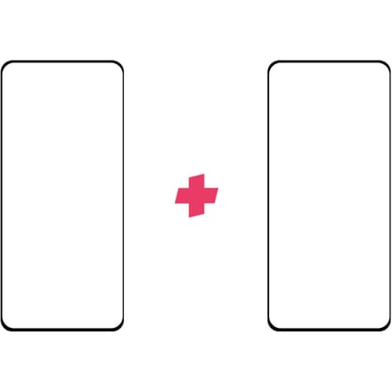 DuoPack: OnePlus 8T screenprotector gehard glas Edge to Edge