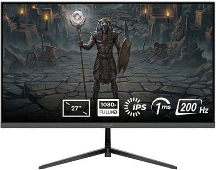 GameRaider ATUM GR27F20I 27 inch 200Hz 1ms Full HD Adaptive Sync IPS Gaming Monitor