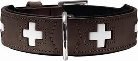 Hunter Hondenhalsband Swiss Bruin Maat 70