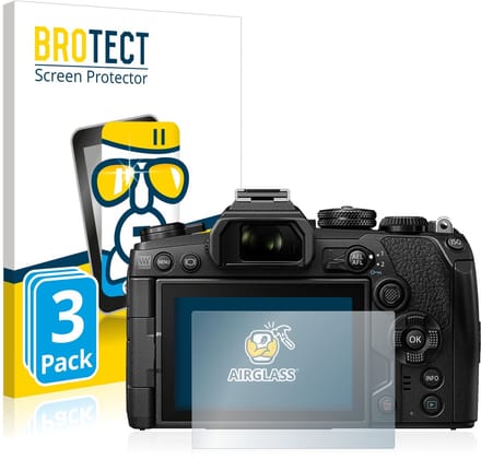 Screenprotector 3 Stuks voor Olympus OM-D E-M1 Mark III Beschermglas transparant