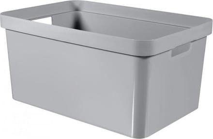 Curver Infinity Opbergbox - 45 liter - kunststof - grijs set van 5