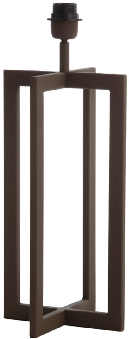 Light & Living Tafellamp Mace 46cm - Bruin (excl. kap)