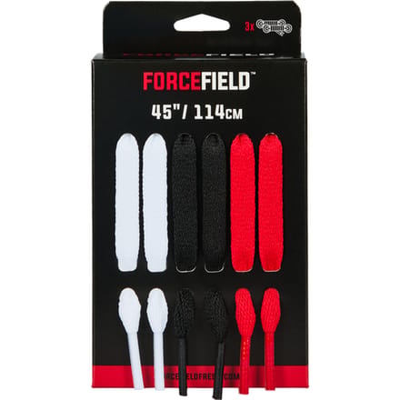 Forcefield 3 Pack Laces Schoenverzorging Unisex - Grijs - One Size - Katoen