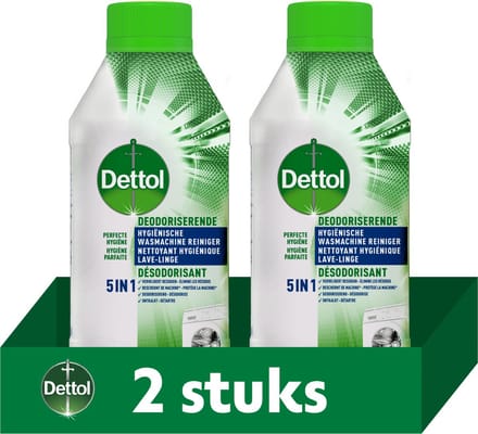 Dettol Hygiënische Wasmachine Reiniger - 2x250ml