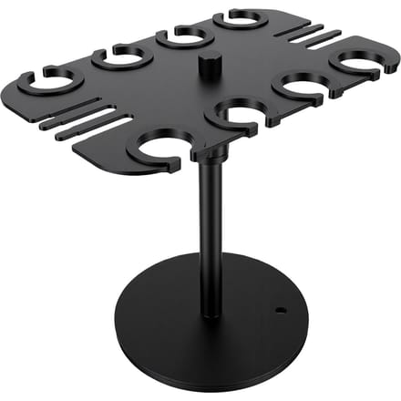 Multi Microfoonhouder 8 Sleuven Brede Gekussende Ringen Bedraad Draadloos Microfoonstandaard Mount Antislip Ontwerp gray