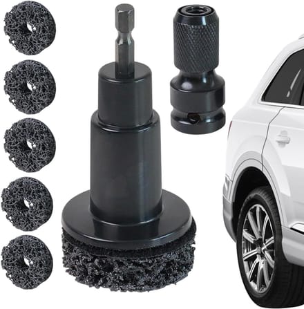 Remnaaf Reiniger - Roest Verwijderaar - Auto Onderhoud - Uniforme Slijpdruk - 11 cm Zaagdiameter - Set