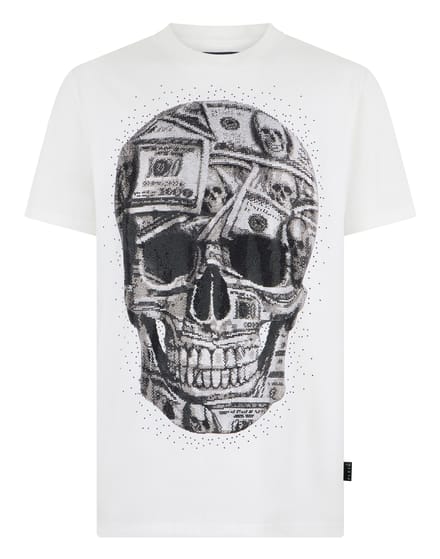 T-Shirt Met Ronde Hals En Korte Mouwen Skull