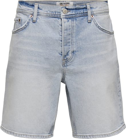 ONLY & SONS Denim shorts ONSEDGE Mid rise Straight fit Shorts