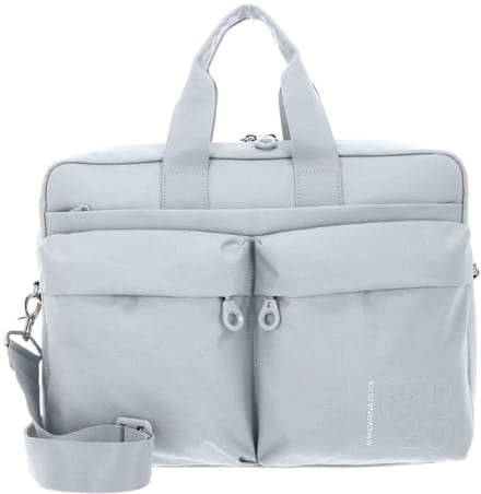 MANDARINA DUCK business tas met laptopvak MD20 Briefcase Pearl Lichtgrijs