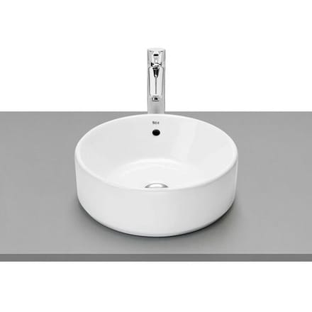 Roca The Gap countertop washbasin, round Ø 39 cm A3270MJ000