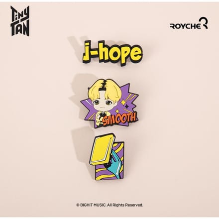 Bts (Bangtan garçons) TinyTAN Butter Rubber Pin Badge, Officiel, Original, Authentique, K-POP, idole