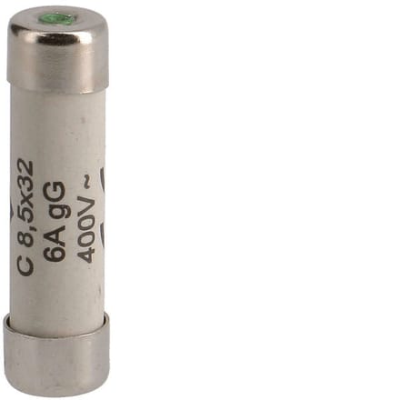 Hager Weber C-Type Cilindrische Zekering 6A 400V 8.5x32mm - L8532C06 [10 Stuks]