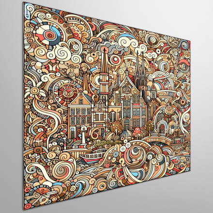 Kunstprint | Wanddecoratie | Dibond | 60 × 60 cm