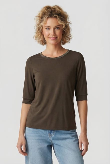 Geisha Top Green Größe: S | Longsleeves Outlet | Damen | Grün